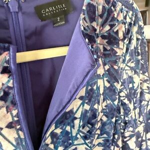Carlisle Size 2. NWT  Women's LIGHTWEIGHT  Velvet FULLY lined MAXI $495 retail
